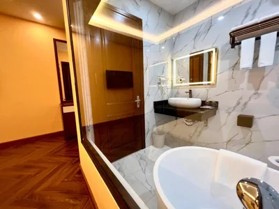 디럭스 더블룸 (성인 2명 + 아동 1명) — An Khang Hotel Sapa